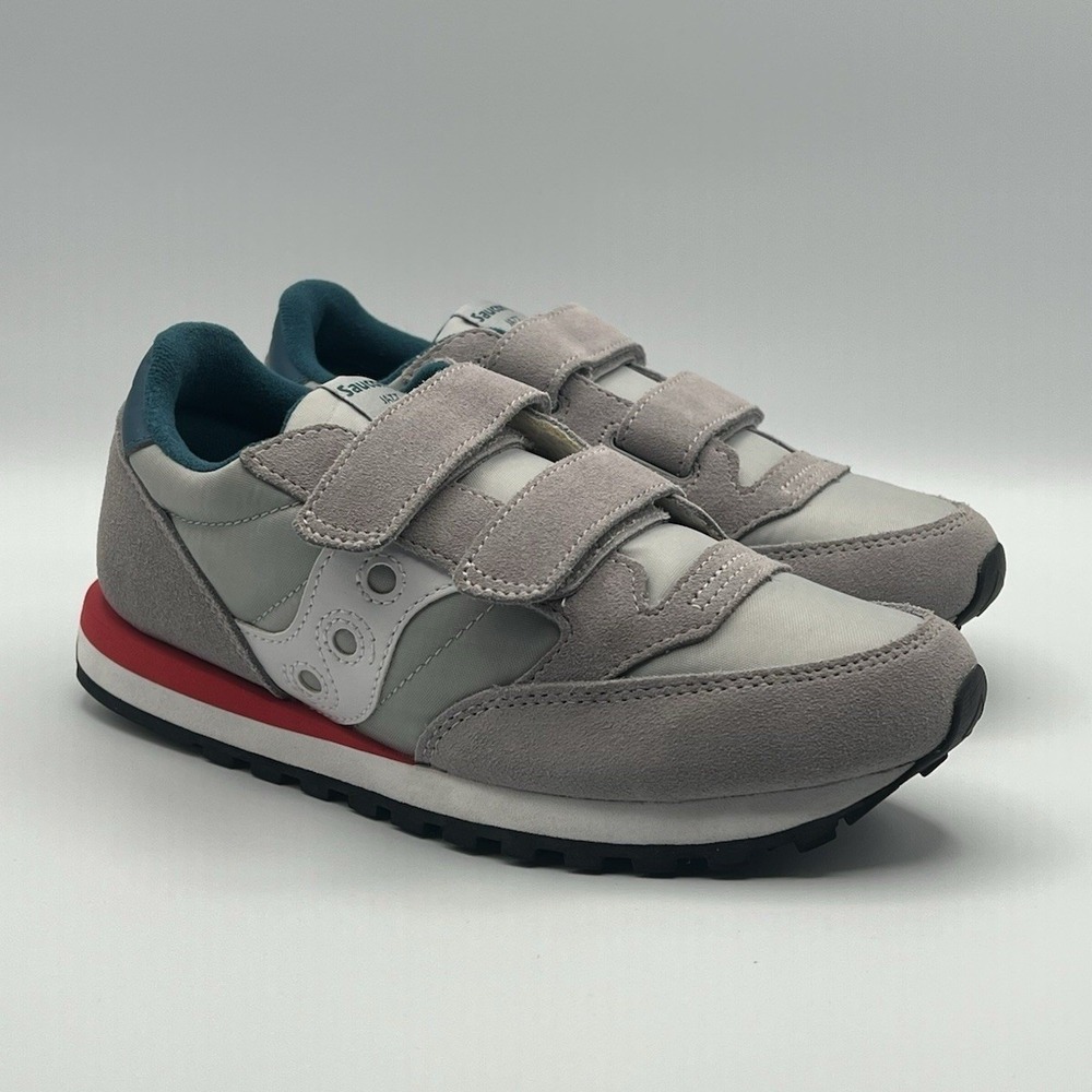 Saucony Jazz Double Hook Loop Gray Slip On Shoes - Kids Toddler Size 2.5